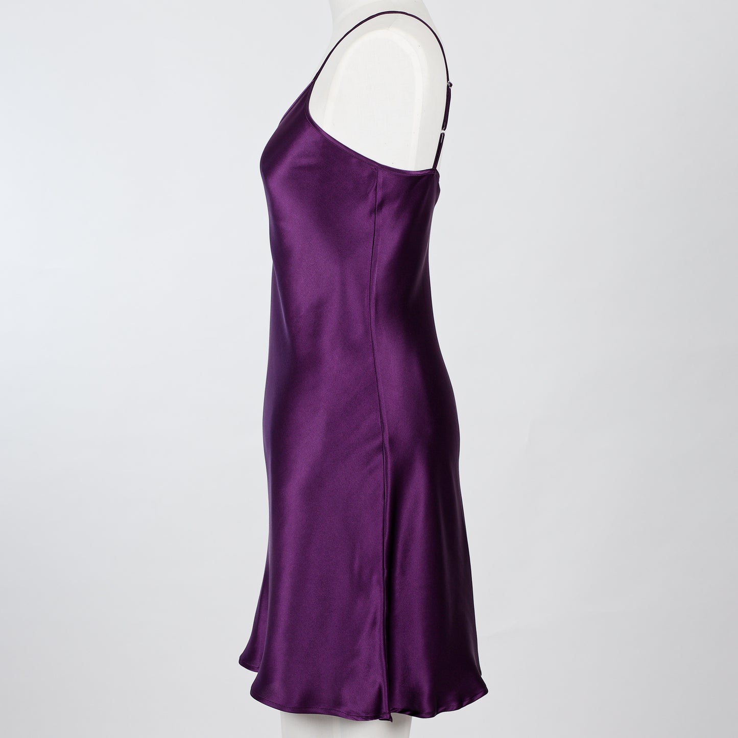 Silk Slip Chemise - Purple