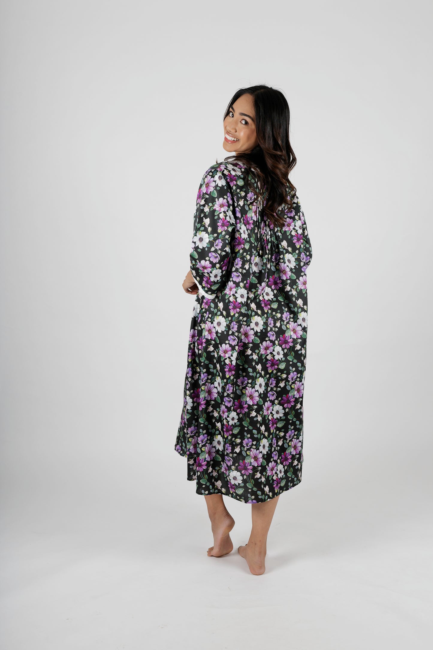 Empress - Cotton nightie Midnight Floral
