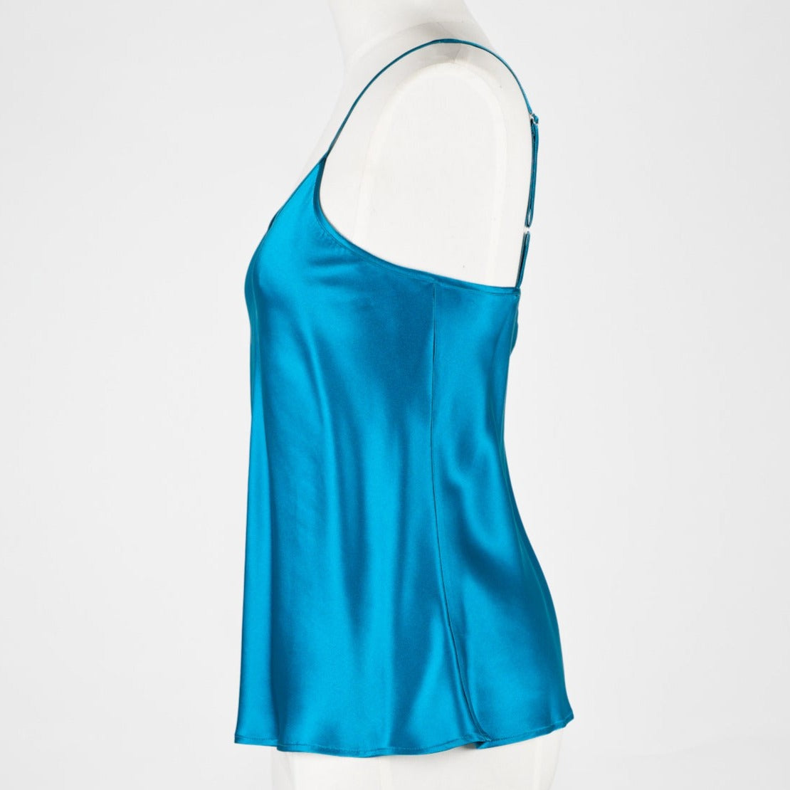 Silk Camisole top - Tibetan Blue