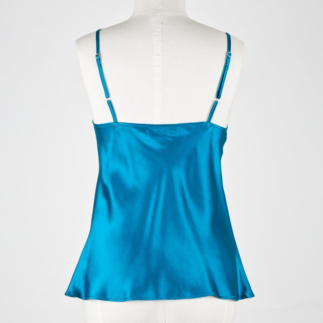 Silk Camisole top - Tibetan Blue