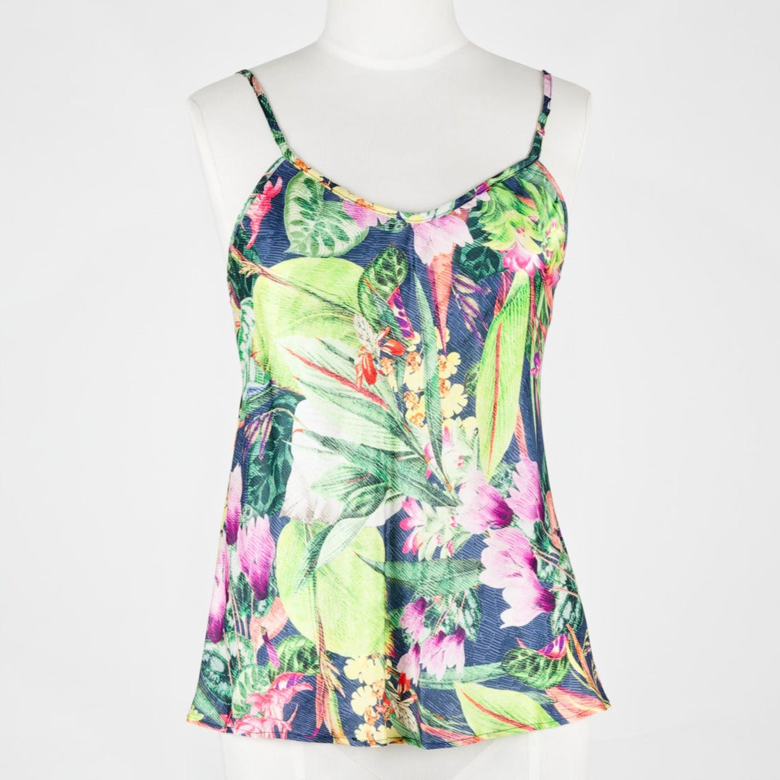 Silk Camisole top - Tropical