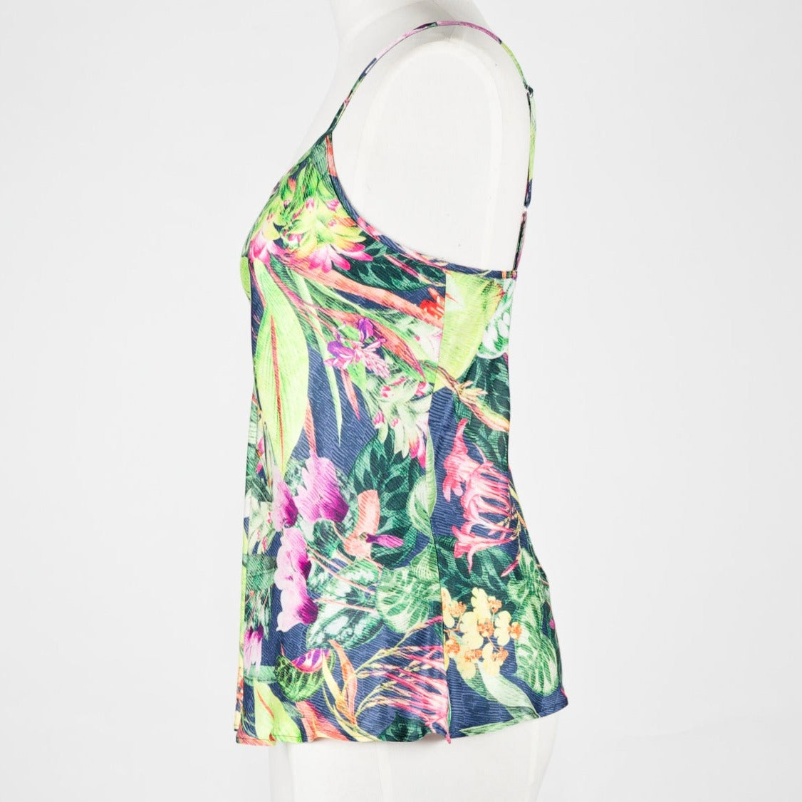 Silk Camisole top - Tropical