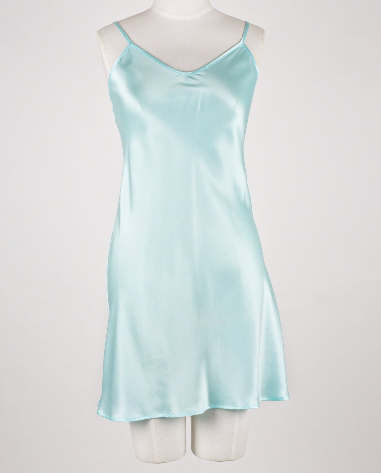 Silk Chemise Slip - Mint