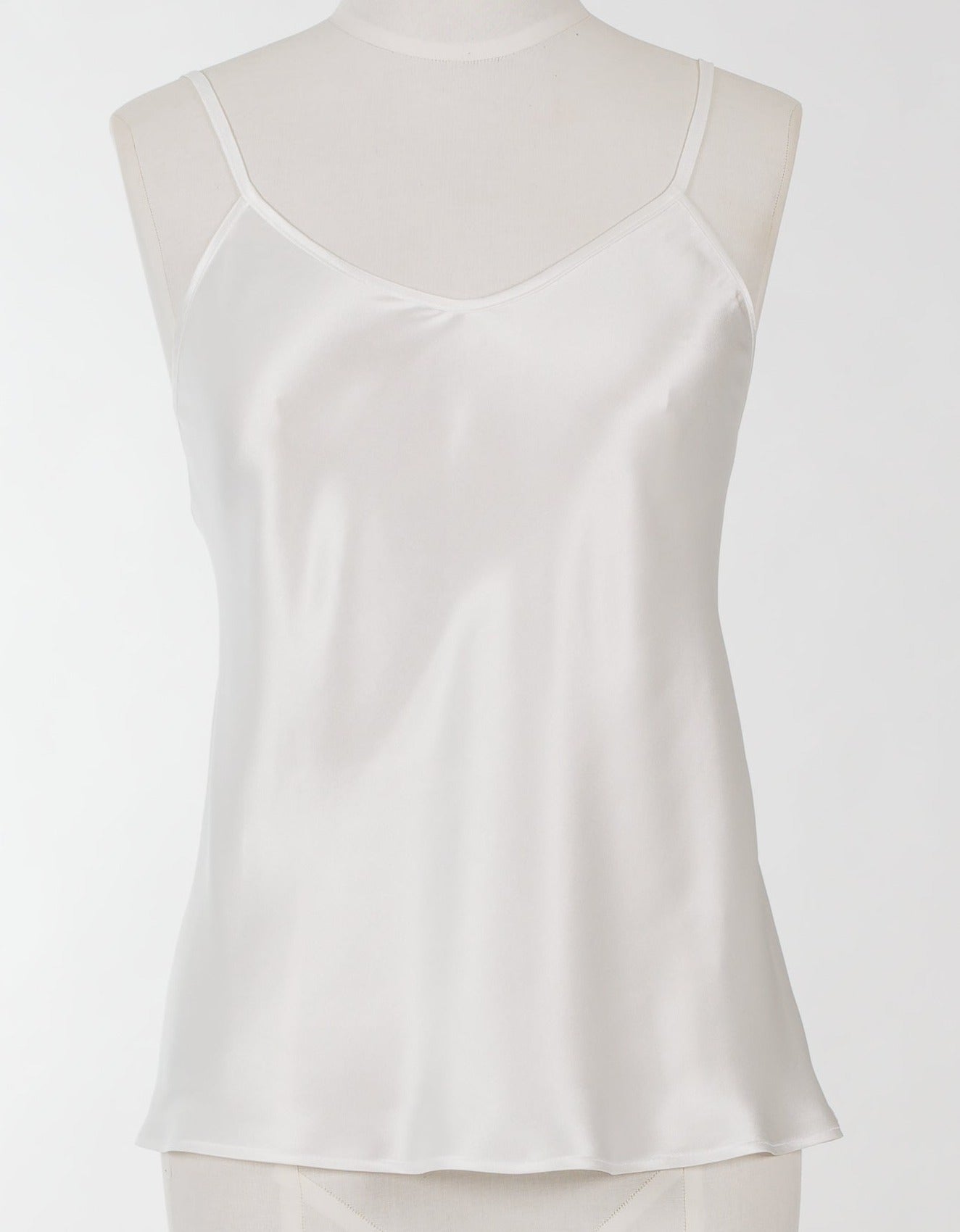 Silk Camisole top - Pearl