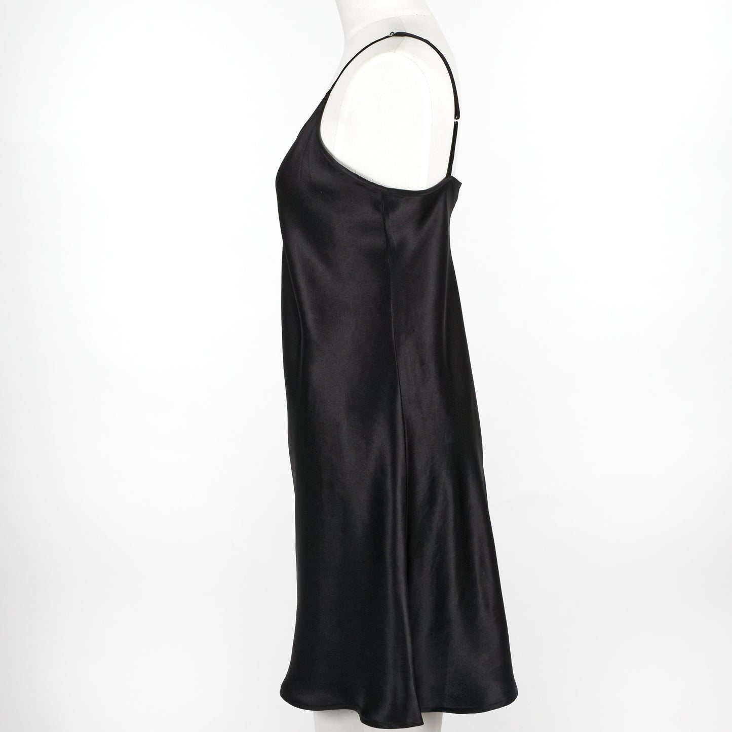 Silk Chemise Slip - Black