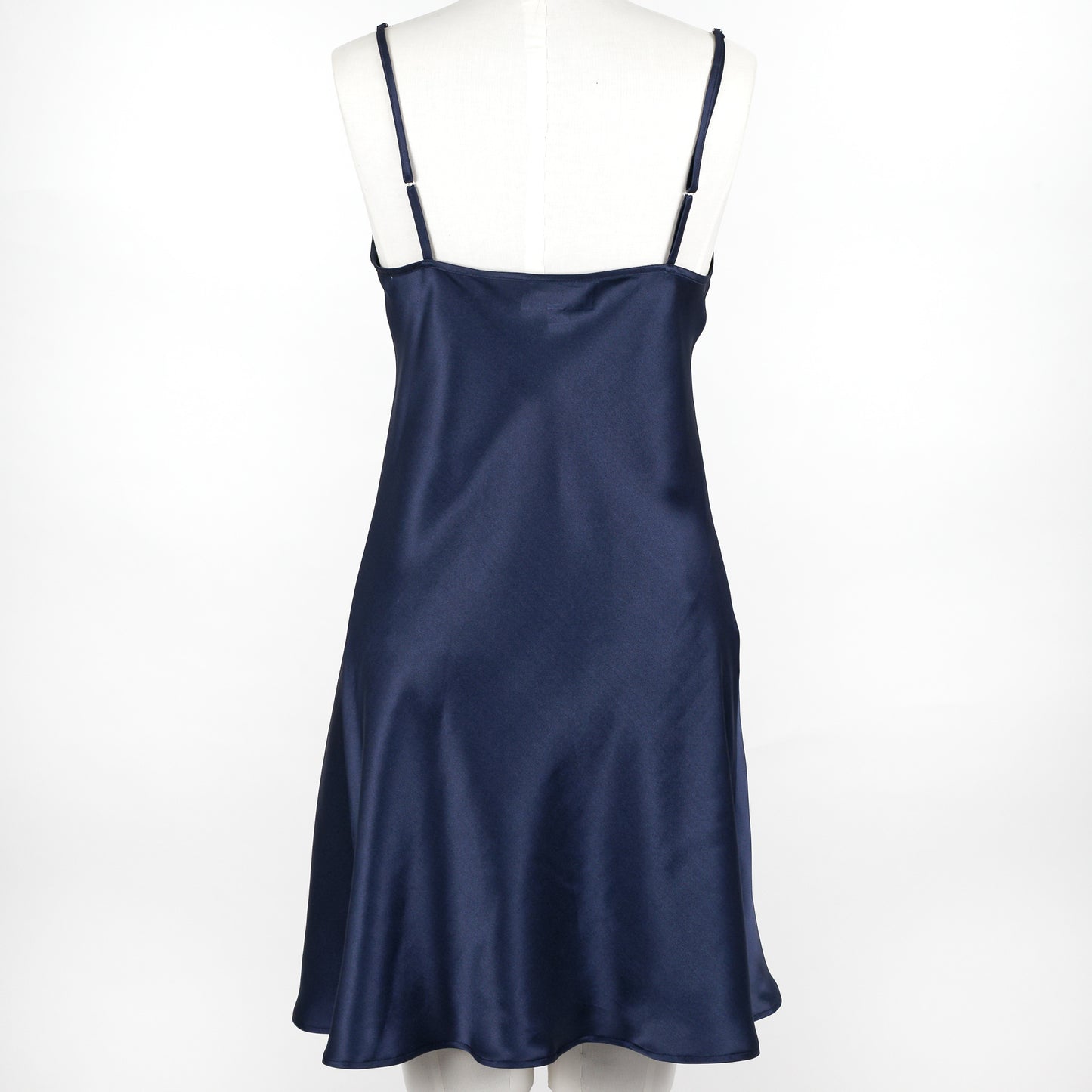 Silk Chemise Slip - Navy