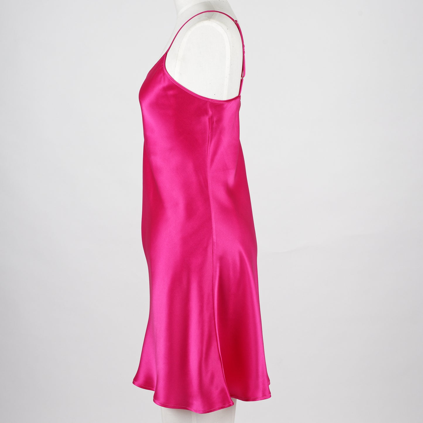 Silk Chemise slip - Fuchsia