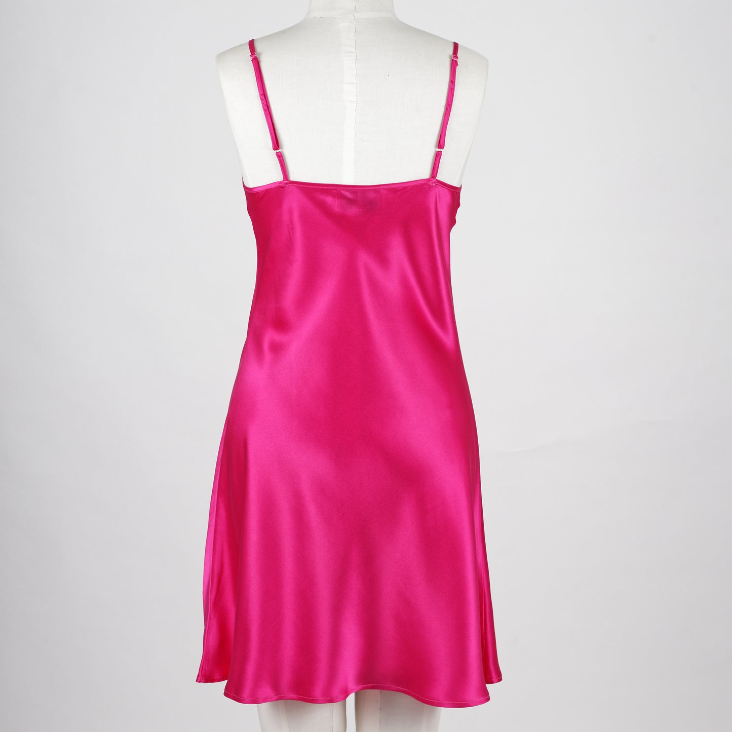 Silk Chemise slip - Fuchsia