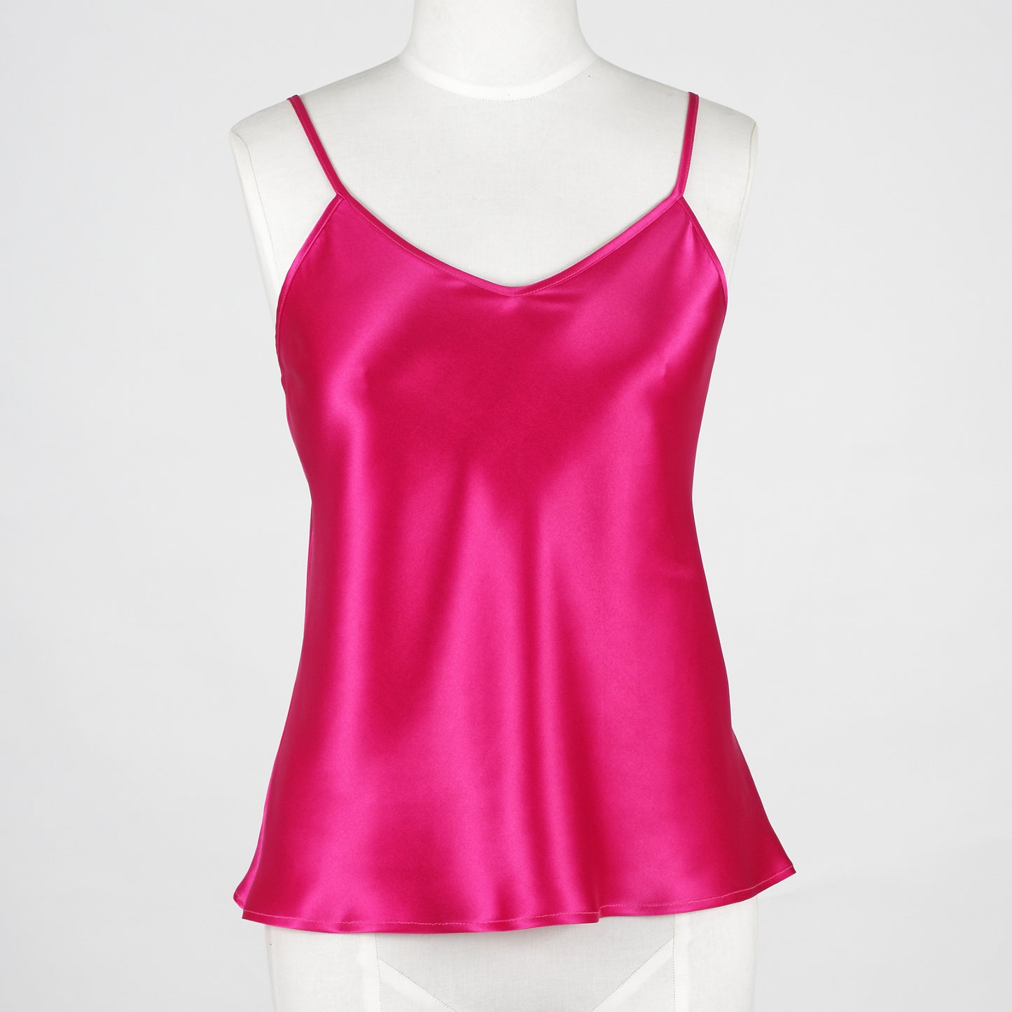 Silk Camisole top - Fuchsia