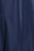 Silk Long Chemise Slip - Navy