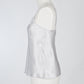 Silk Lace Camisole top - Silver