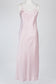 Silk Long Lace Chemise  Slip - Musk