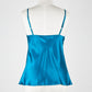 Silk Camisole top - Tibetan Blue
