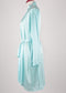 Silk  Wrap Dressing Gown - Mint