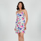 Silk Chemise Slip - Hibiscus
