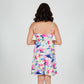 Silk Chemise Slip - Hibiscus