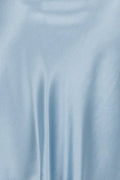 Silk Lace Chemise Slip - Steel Blue