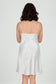 Silk Chemise slip - Silver