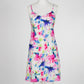 Silk Chemise Slip - Hibiscus