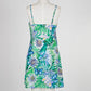 Cotton Chemise slip nightie Tropical Morpho