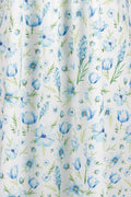 Cotton Chemise slip nightie - Blue Daisy