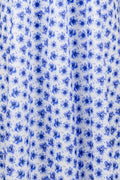 Countess Summer Cotton nightie - Blue Poppy