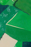 NZ inspired silk scarf - Farm Lands