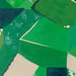 NZ inspired silk scarf - Farm Lands