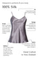 Silk Camisole top - Gunmetal