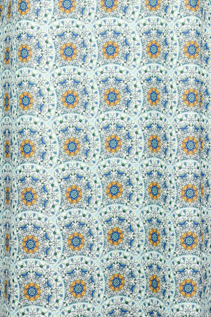 Cotton Chemise slip nightie Moroccan Tiles