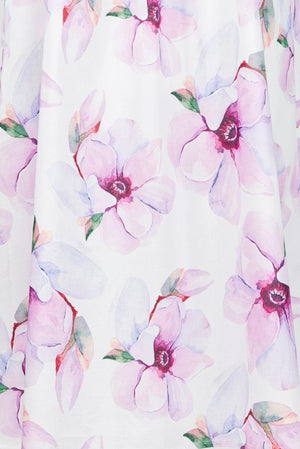 Duchess Cotton nightie - Royal Magnolia