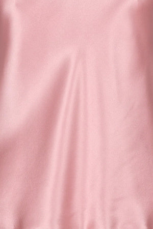 Silk Long Chemise Slip - Rose