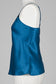 Silk Lace Camisole top -  Sapphire