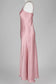 Silk Long Chemise Slip - Rose
