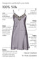 Silk lace chemise slip with features highlighted on a white background