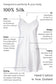 Silk Lace Chemise Slip - Silver
