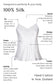 Silk Lace Camisole top - Silver