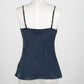 Silk Velvet Cami - Denim