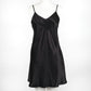 Silk Chemise Slip - Black
