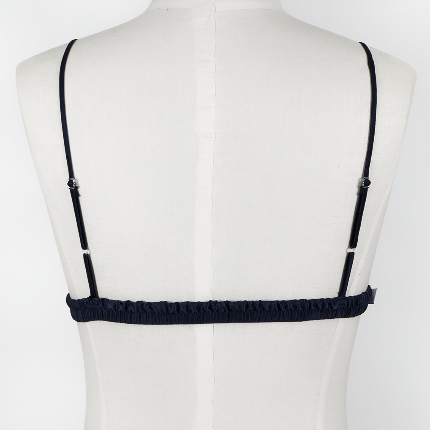 Silk Bralette Navy