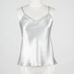 Silk Camisole Top - Silver